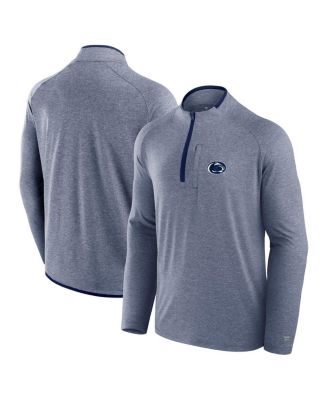 Fanatics - Men's Navy Penn State Nittany Lions Mock Neck Half-Zip Pullover Jacket