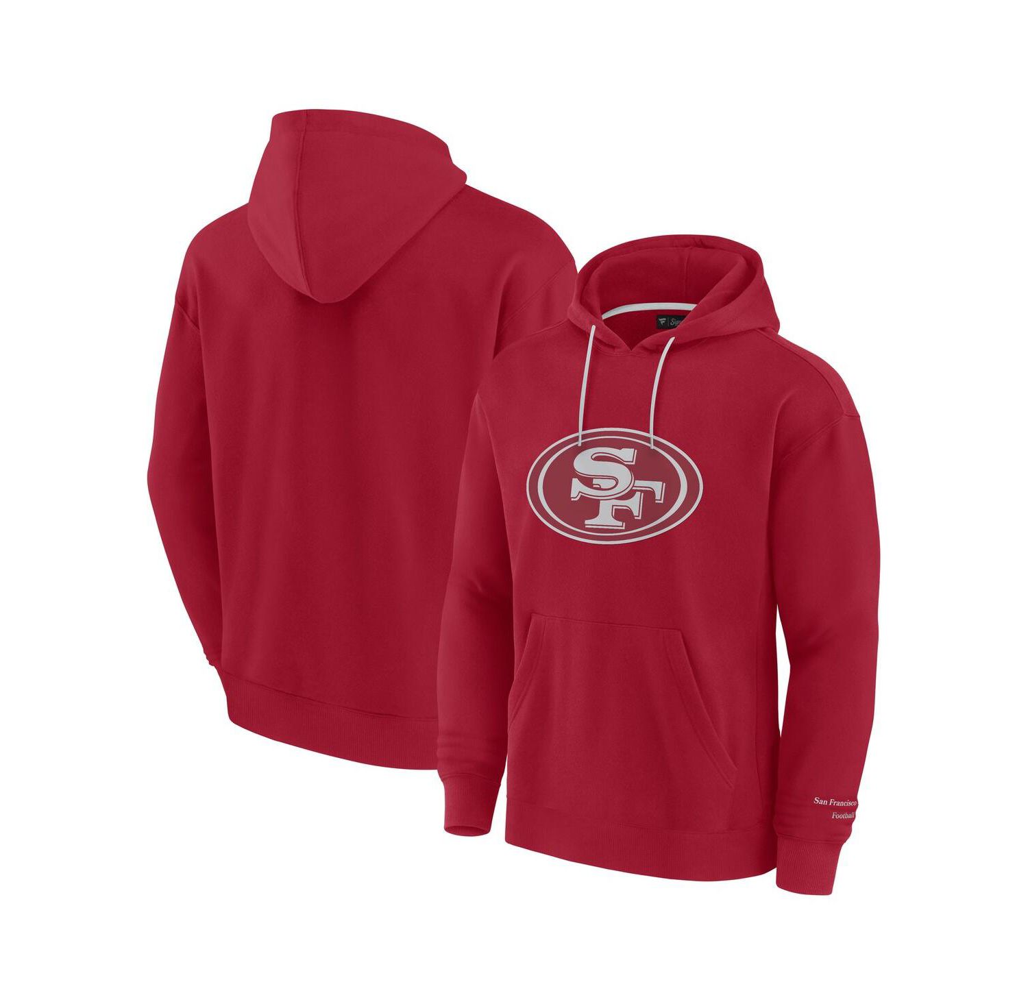 Men's Scarlet San Francisco 49ers Elements Pace Pullover Hoodie