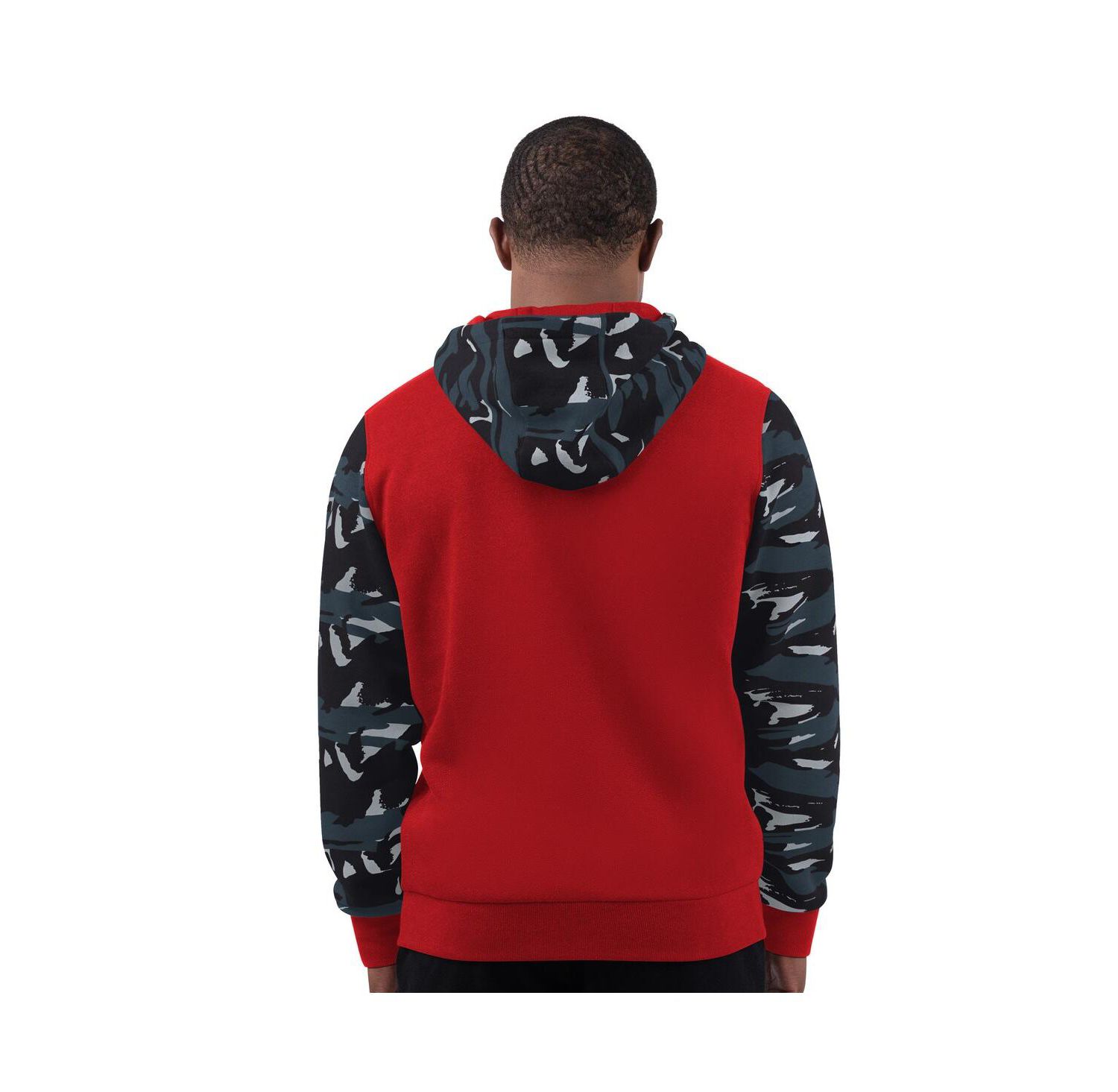 Men's Red/Gray Tampa Bay Buccaneers Thursday Night Gridiron Vintage Logo Full-Zip Hoodie