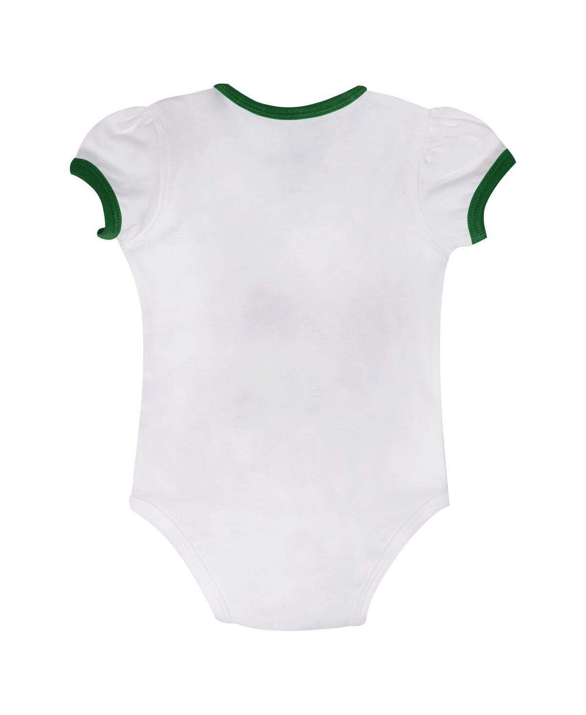 Outerstuff Baby Boys And Girls 2-piece New York Jets Love My Team Bodysuit And Skirt Set In White