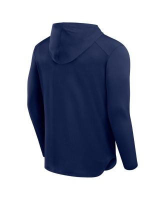 Men's Black Dallas Cowboys Front Office Power Mono Long Sleeve Hoodie T-Shirt