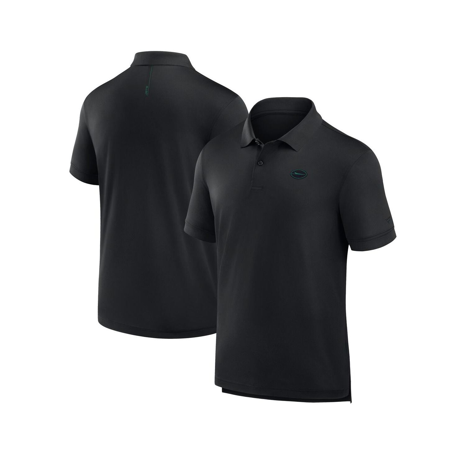 Men's Black New York Jets Front Office Move Mono Polo Shirt
