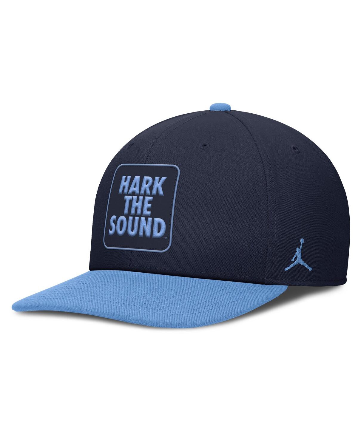 Men's Navy/Carolina Blue North Carolina Tar Heels 2025 Sideline Campus Pro Local Snapback Hat - Navy, Light Blue