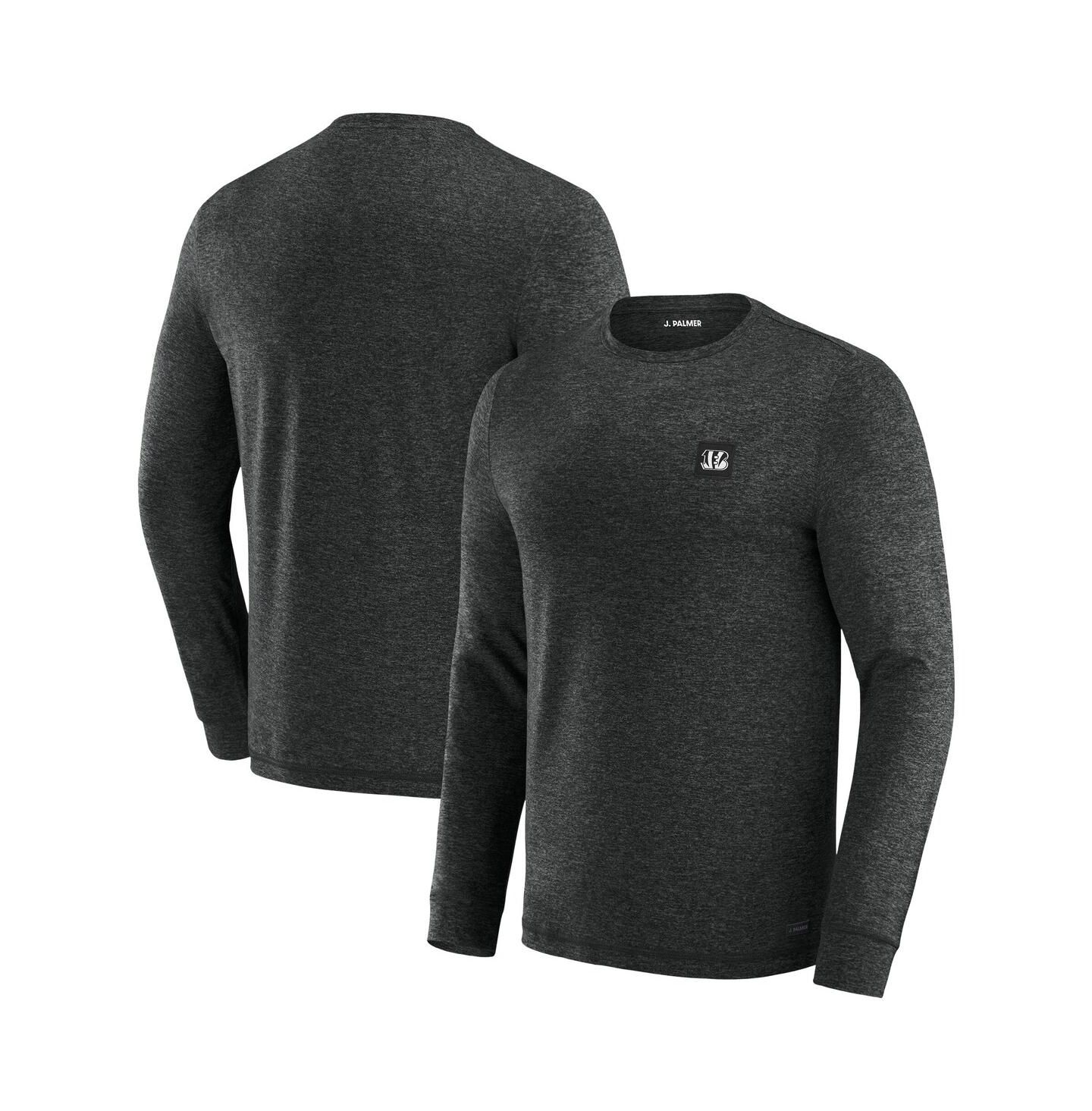 Мужская футболка J. Palmer Black Cincinnati Bengals Four Down Long Sleeve — фото 1
