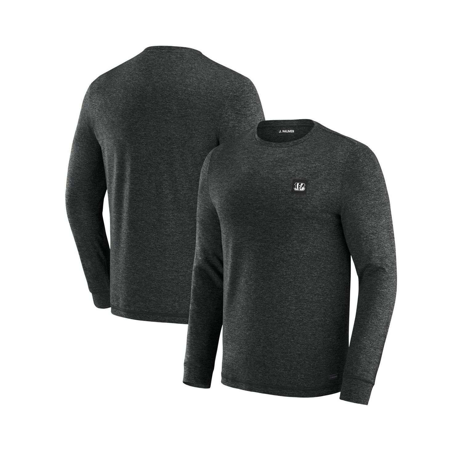 Men's Black Cincinnati Bengals Four Down Long Sleeve T-Shirt
