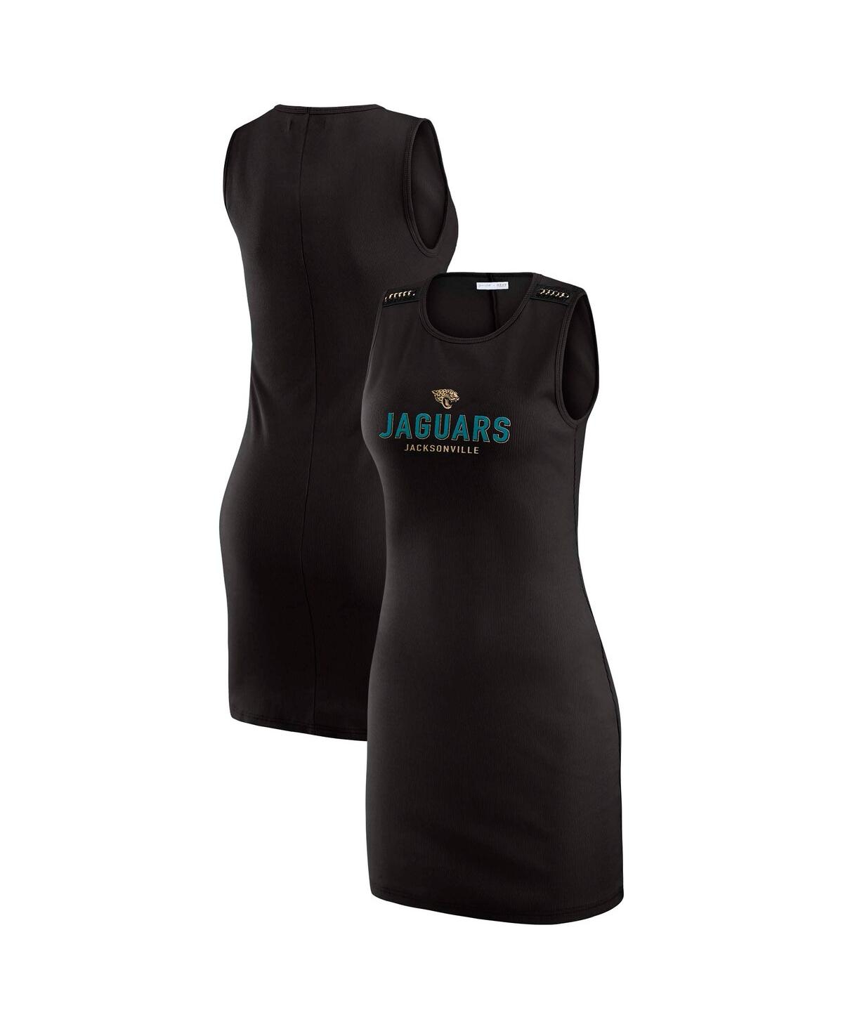 x Gracie Women's Hunt Black Jacksonville Jaguars Ribbed Tank Dress - Black