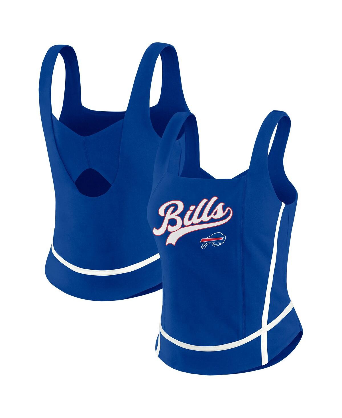 Women's Royal Buffalo Bills Square Neck Tank Top - Royal