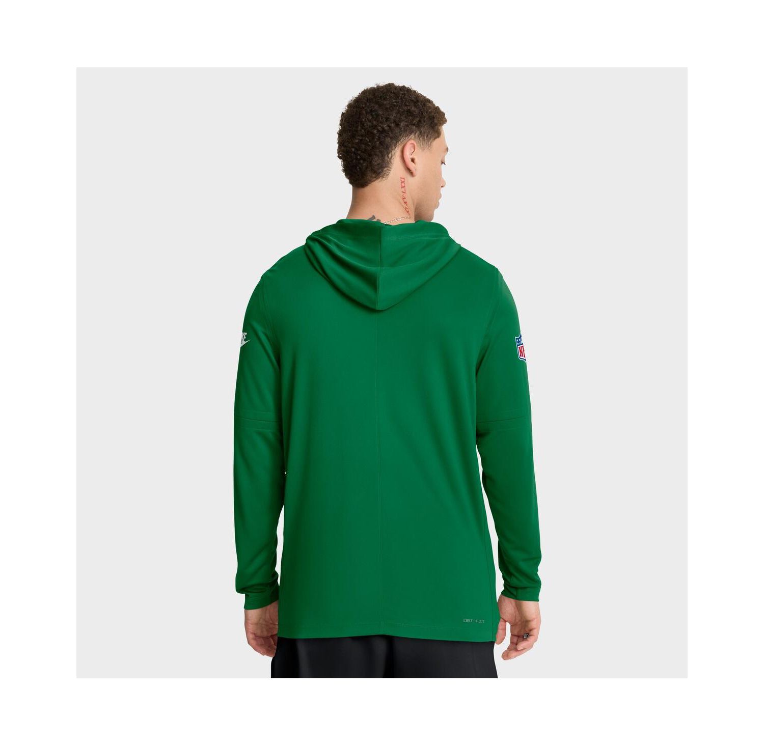 Men's Green Philadelphia Eagles Alt Pack Pass Accuracy Performance Long Sleeve Hoodie T-Shirt