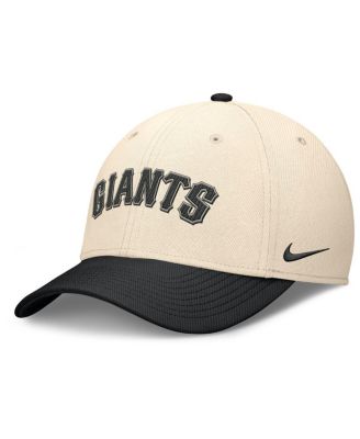 Nike - Men's Natural/Black San Francisco Giants Statement Rise Performance Flex Hat