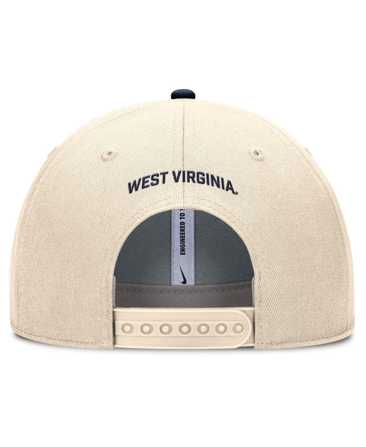 Nike West Virginia Primetime Rise  Men's Dri-fit College Trucker Adjustable Hat In Brown