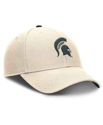 Men's Natural Michigan State Spartans Rise Primetime Performance Trucker Adjustable Hat