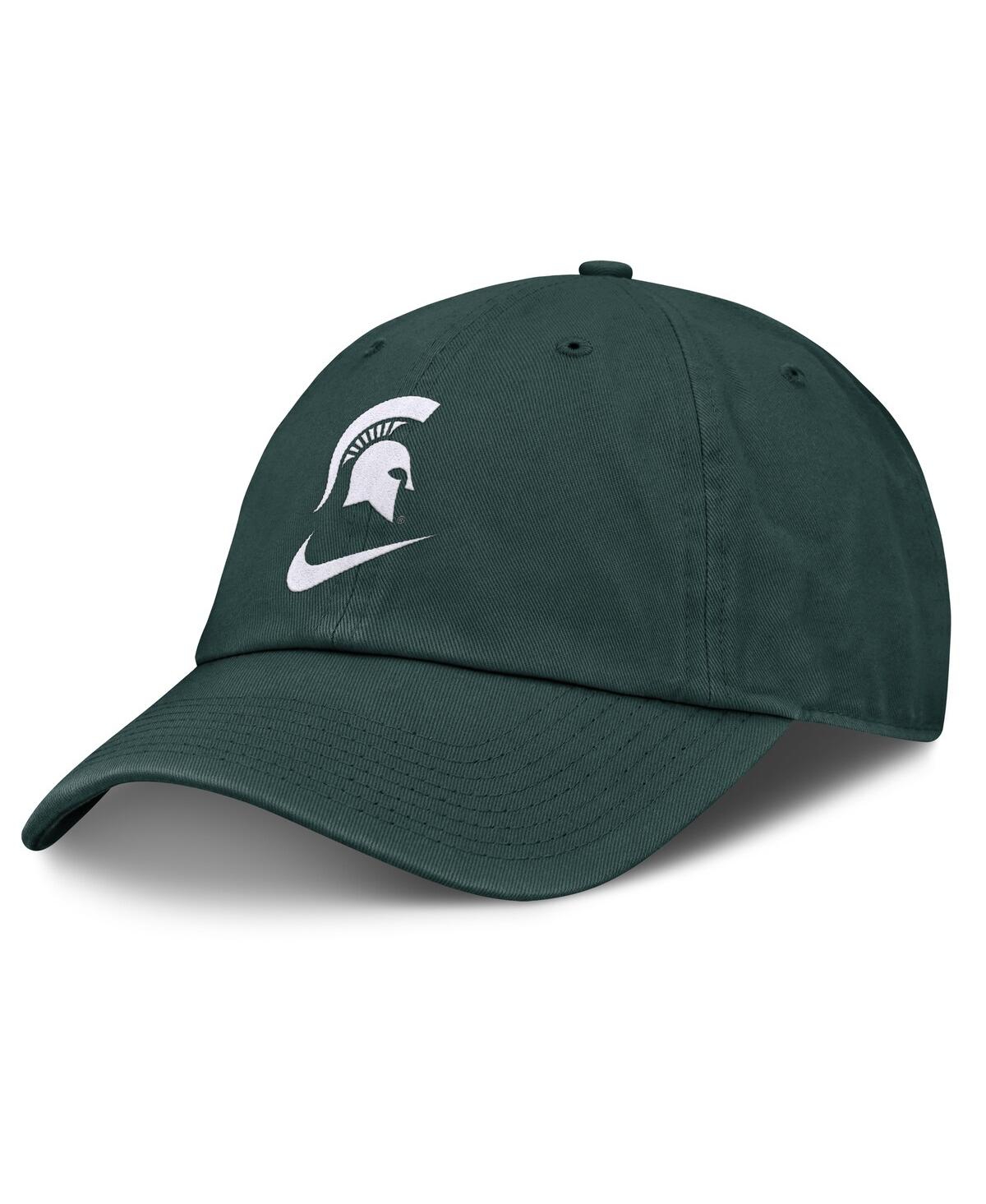 Nike Men's Green Michigan State Spartans Primetime Club Adjustable Hat In Green