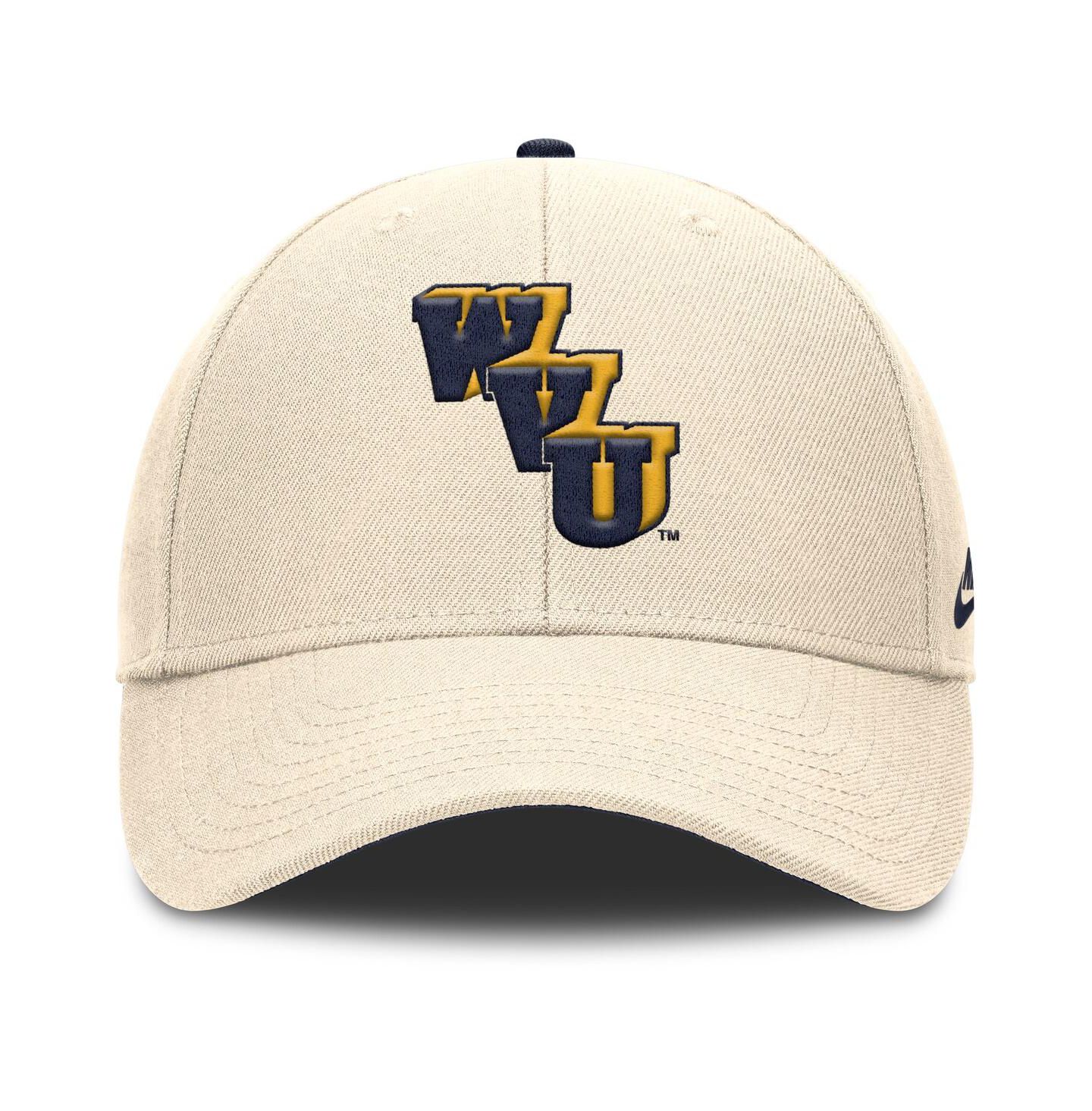 Мужская кепка Nike Natural West Virginia Mountaineers Rise Legacy Adjustable Hat — фото 2