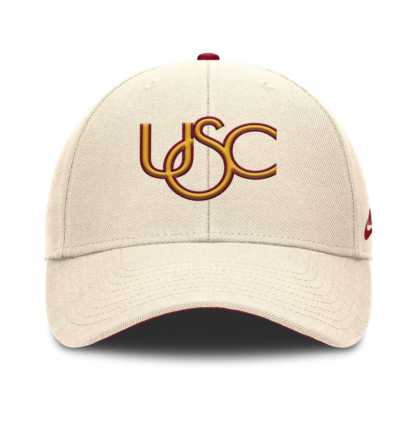 Мужская кепка Nike Natural USC Trojans Rise Legacy Adjustable Hat — фото 2