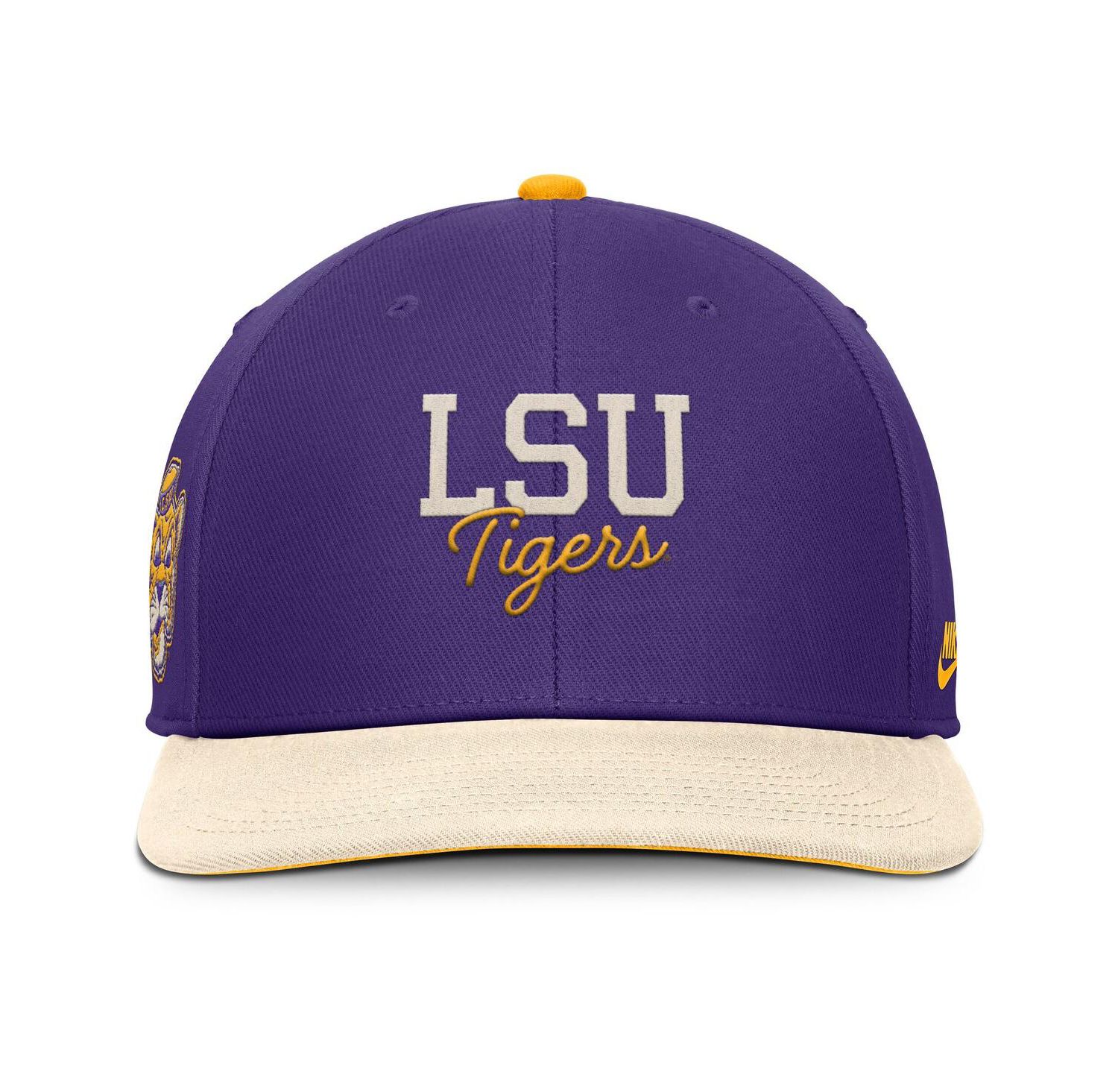 Men's Purple/Cream LSU Tigers Pro Legacy Script Snapback Hat