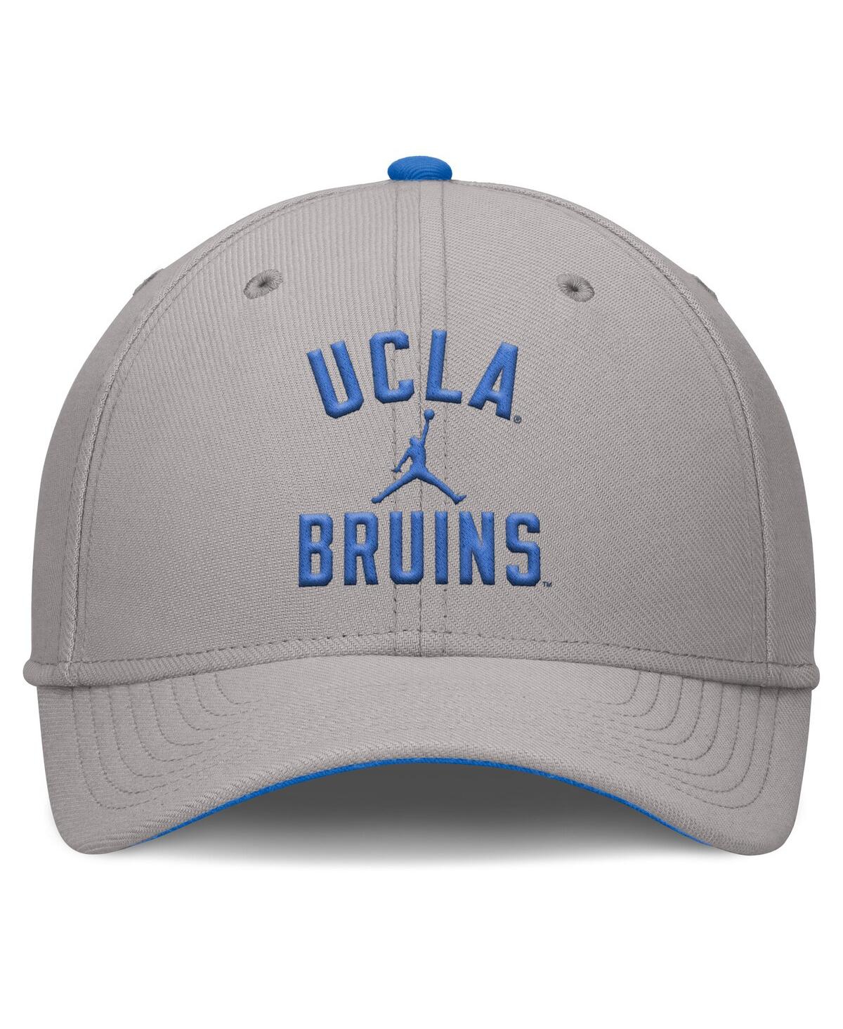 Jordan Men's Gray Ucla Bruins Rise Prep Performance Flex Hat In Gray