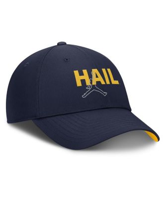 Men's Navy Michigan Wolverines Club Prep Performance Adjustable Hat