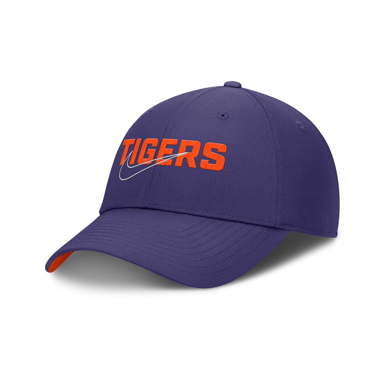 Men's Purple Clemson Tigers Club Prep Performance Adjustable Hat