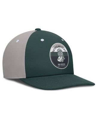 Men's Green/Gray Michigan State Spartans Prep Pro Performance Snapback Hat