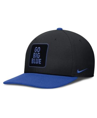 Nike - Men's Black/Royal Kentucky Wildcats 2025 Sideline Campus Pro Local Snapback Hat