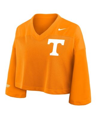 Women's Tennessee Orange Tennessee Volunteers Cropped Mesh Fashion Jersey
