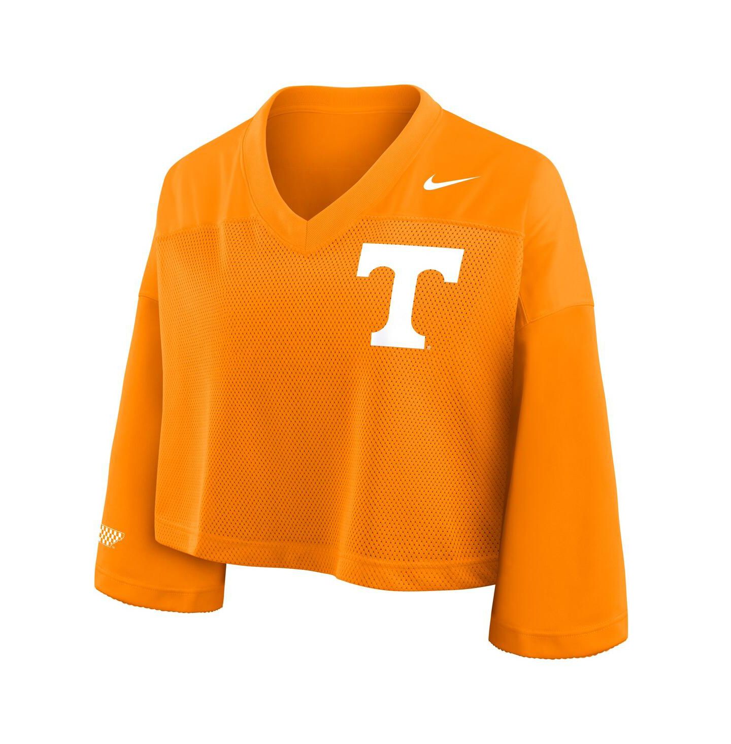 Женское джерси Nike Women's Tennessee Orange Tennessee Volunteers Cropped Mesh Fashion Jersey — фото 3