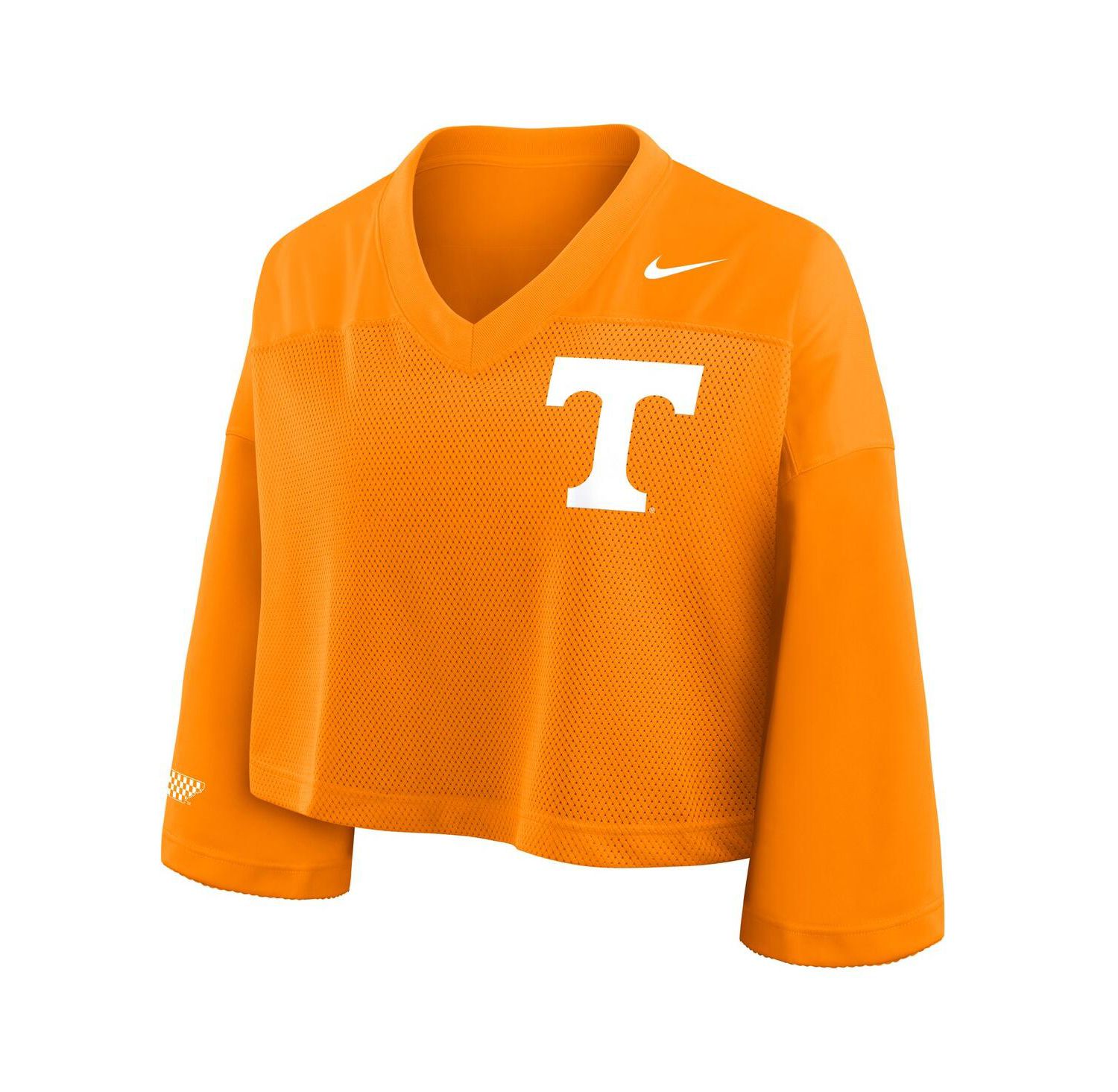Women's Tennessee Orange Tennessee Volunteers Cropped Mesh Fashion Jersey