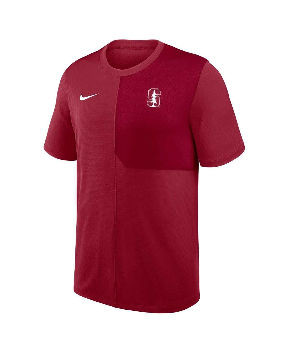 Nike Stanford Sideline Coach  Men's Dri-fit College Top In Red