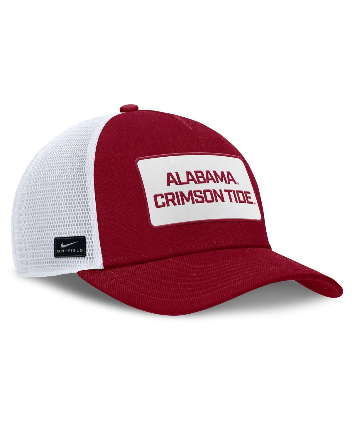 Nike Alabama On-field Rise  Men's College Trucker Adjustable Hat In Red