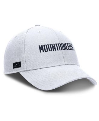 Men's White West Virginia Mountaineers 2025 On-Field Rise Performance Adjustable Hat