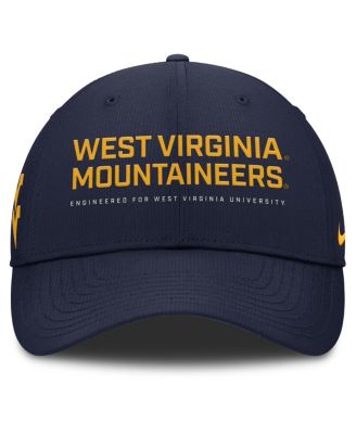 Men's Navy West Virginia Mountaineers 2025 On-Field Gameday Club Adjustable Hat