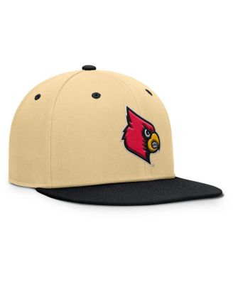 Men's Gold/Black Louisville Cardinals Balance Fitted Hat