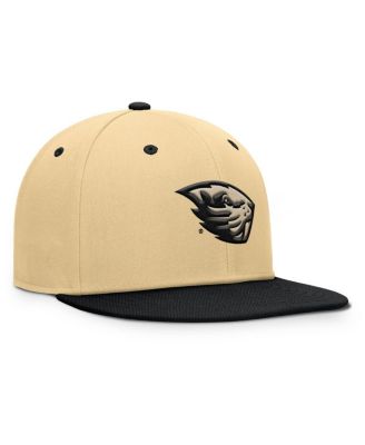 Men's Gold/Black Oregon State Beavers Balance Fitted Hat