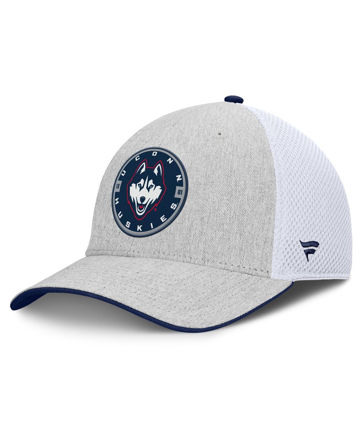 Men's Heather Gray UConn Huskies Trigger Flex Hat - Heather Gray