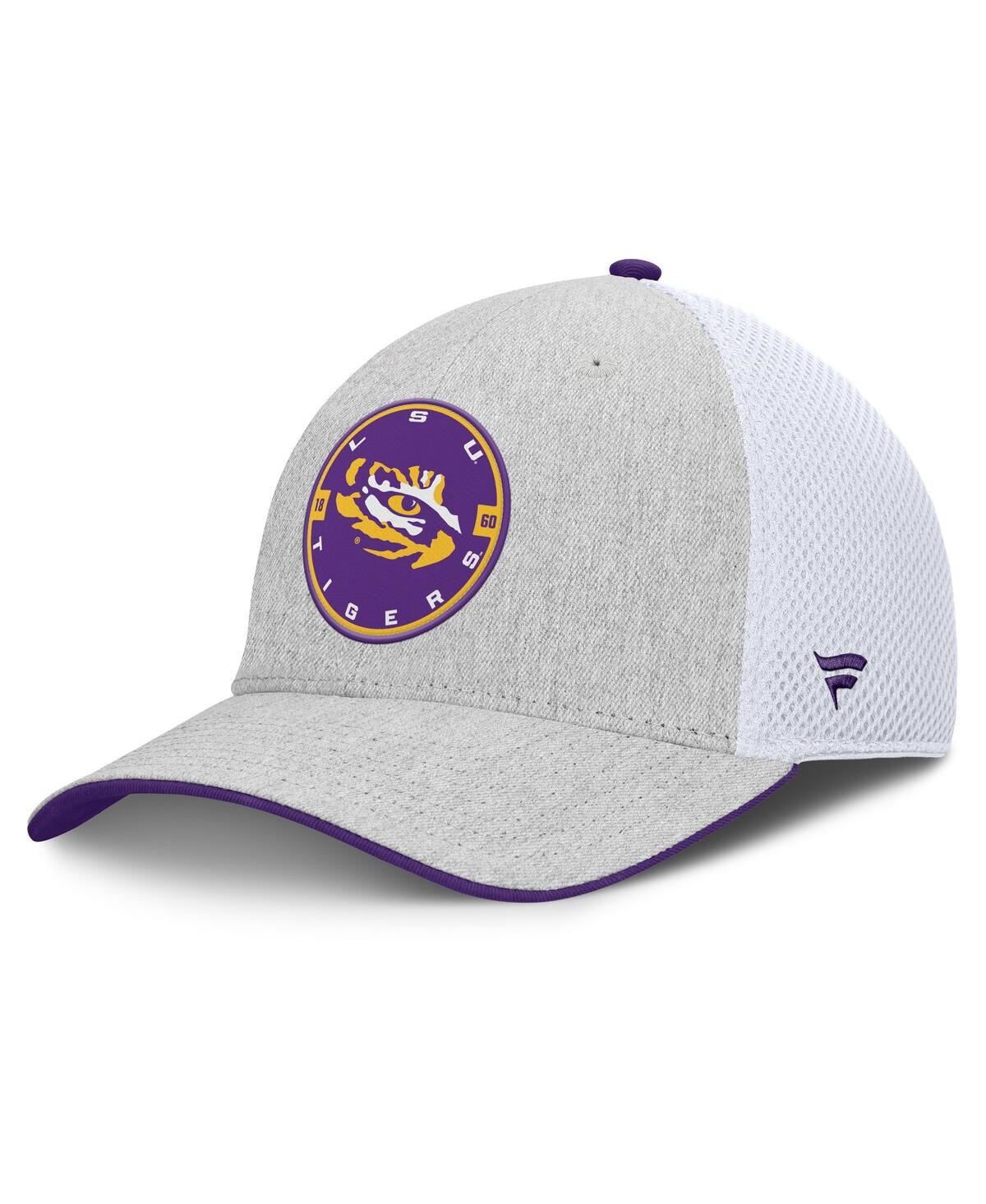 Men's Heather Gray Lsu Tigers Trigger Flex Hat - Heather Gray