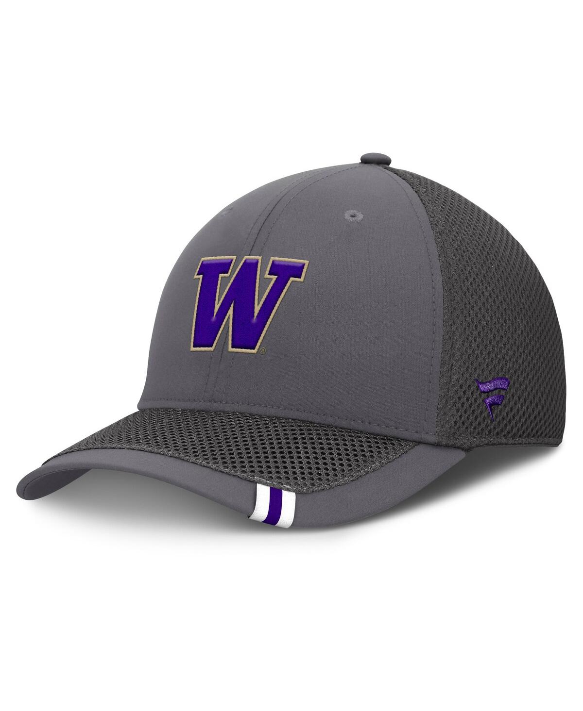 Men's Gray Washington Huskies Clincher Flex Hat - Gray