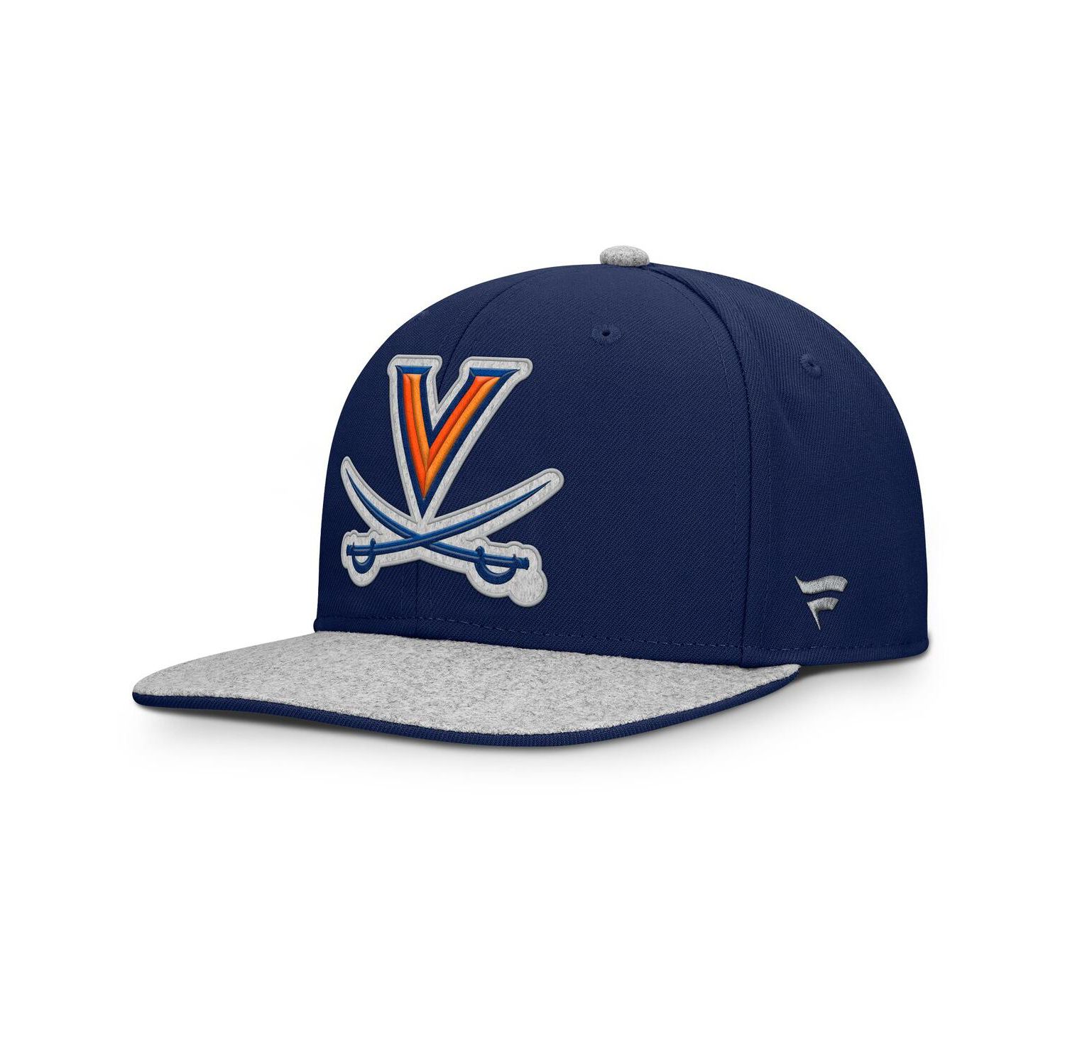 Men's Navy Virginia Cavaliers Loden Snapback Hat