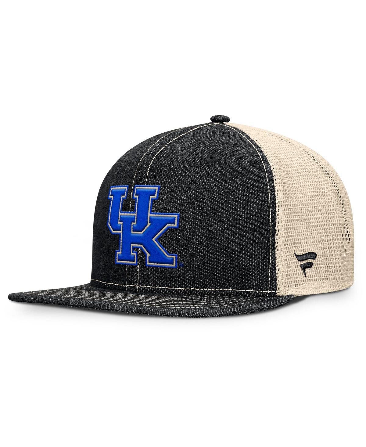 Men's Black/Natural Kentucky Wildcats Legend Trucker Snapback Hat - Black, Natural