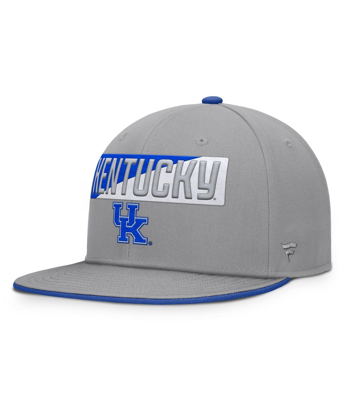 Men's Gray Kentucky Wildcats Duo Snapback Hat - Gray