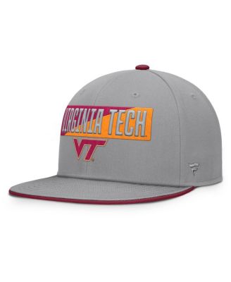 Fanatics - Men's Gray Virginia Tech Hokies Duo Snapback Hat