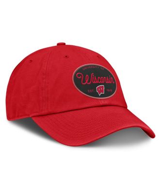 Women's Red Wisconsin Badgers Candid Adjustable Hat