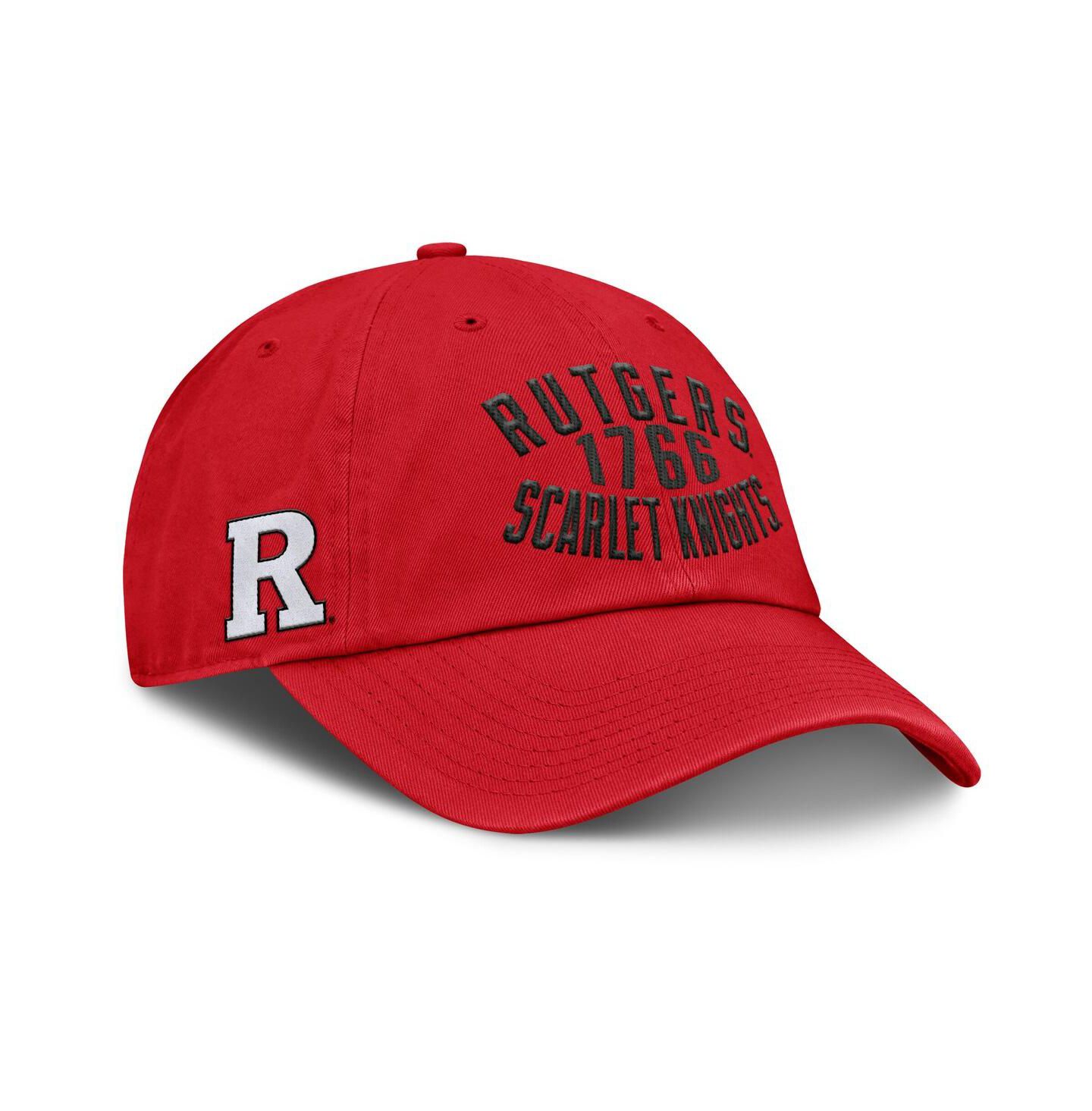 Мужская кепка Fanatics Scarlet Rutgers Scarlet Knights Archer Adjustable Hat — фото 1