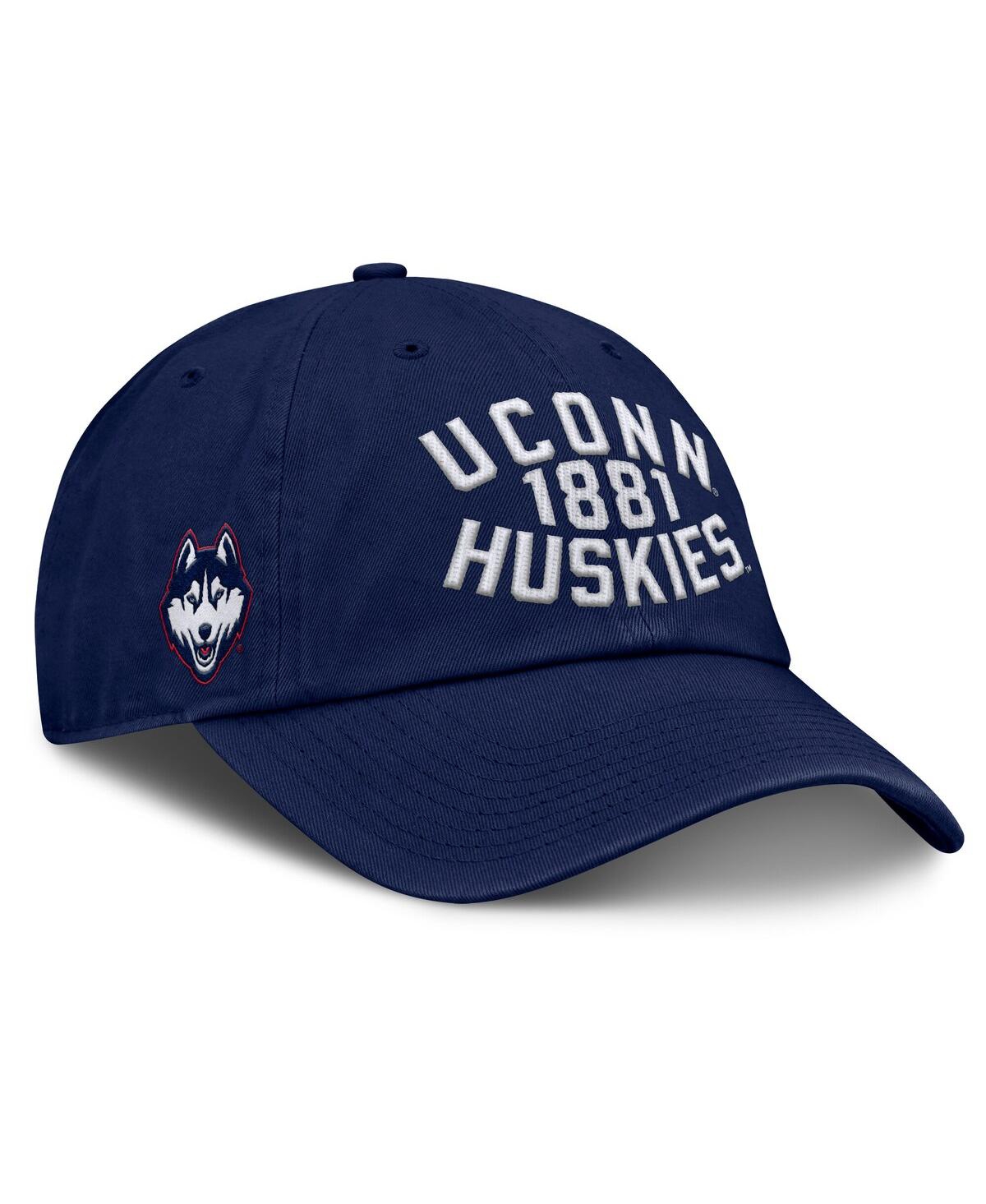 Fanatics Men's Navy Uconn Huskies Archer Adjustable Hat In Blue