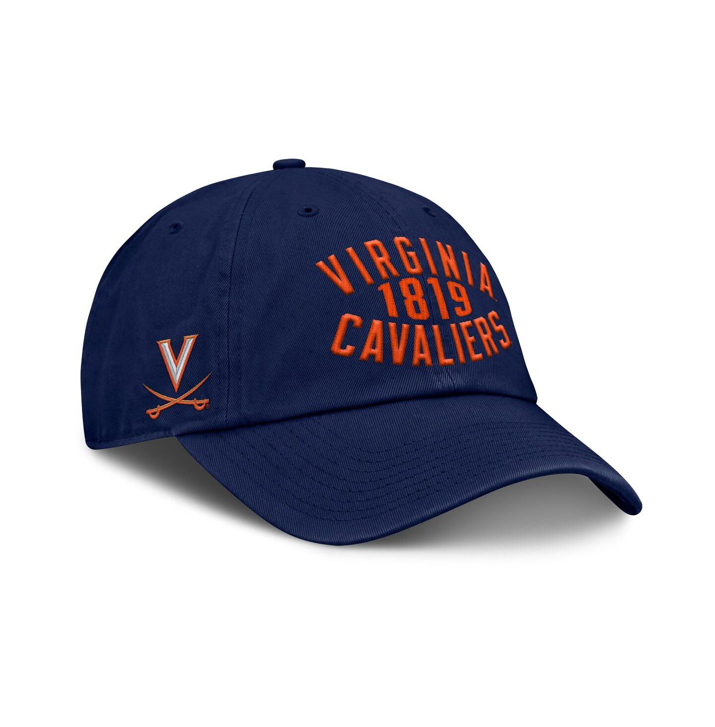 Мужская кепка Fanatics Navy Virginia Cavaliers Archer Adjustable Hat — фото 1