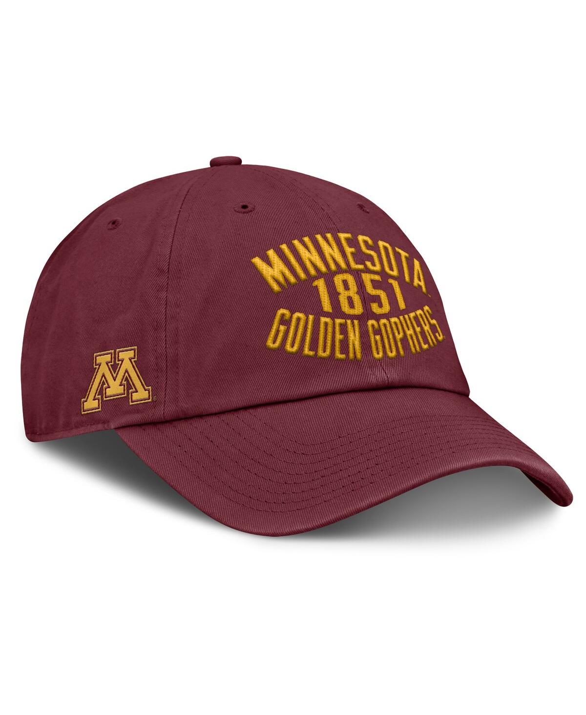 Fanatics Men's Maroon Minnesota Golden Gophers Archer Adjustable Hat In Burgundy