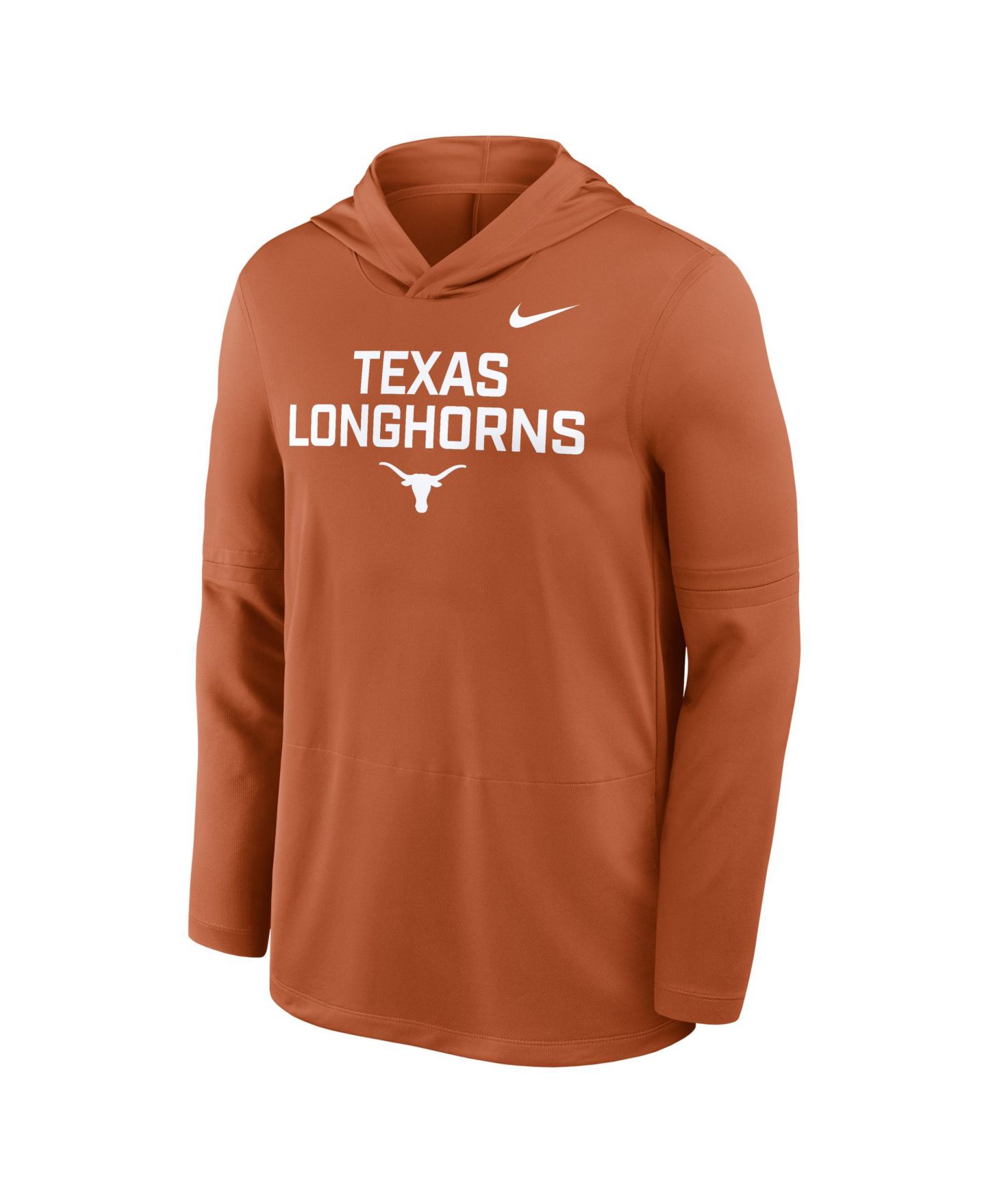 Мужское худи Nike Texas Orange Texas Longhorns 2025 Sideline Performance Long Sleeve T-Shirt — фото 5