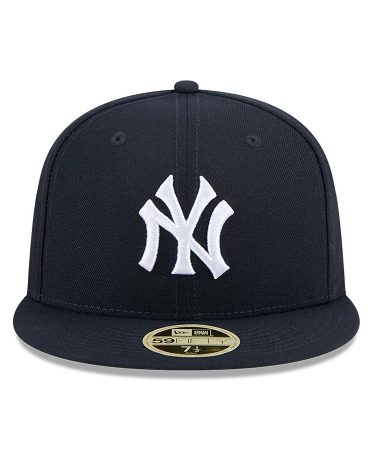 New Era Men's Navy New York Yankees Baseball Hall Of Fame 59fifty Fitted Hat In Blue