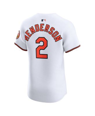 Men's Gunnar Henderson White Baltimore Orioles Home Elite Jersey