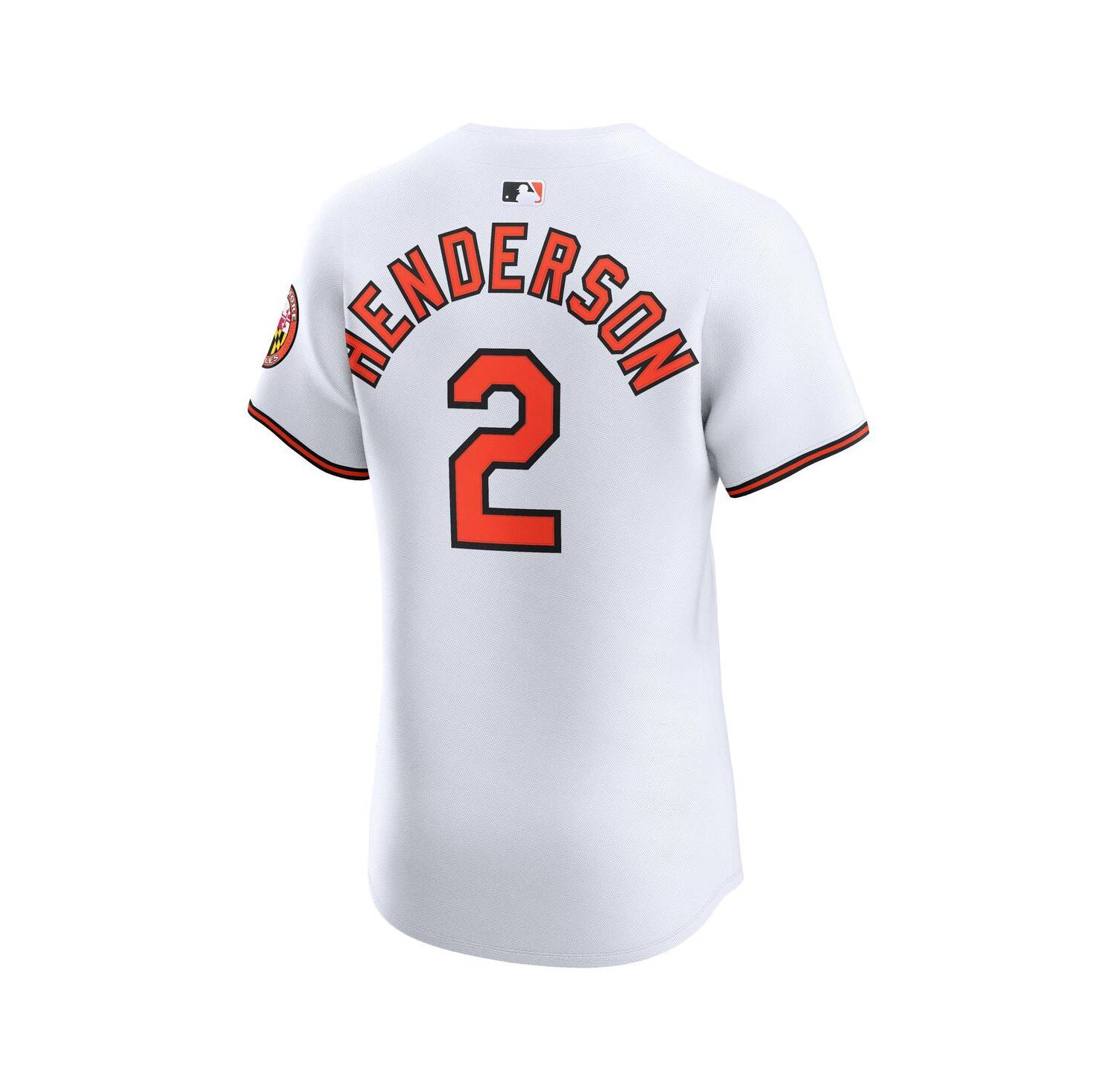 Men's Gunnar Henderson White Baltimore Orioles Home Elite Jersey