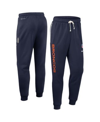 Nike - Men's Navy Denver Broncos Sideline Ground Game Performance Taper Pants